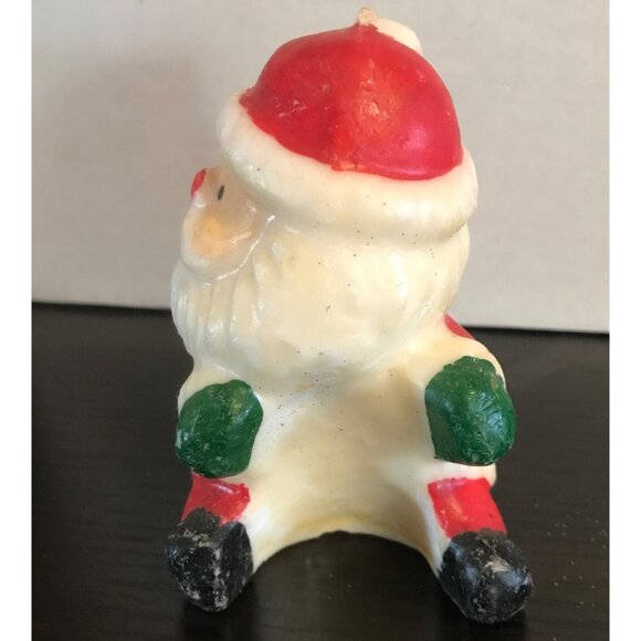 Vintage Santa Claus Decorative Wax Candle Set - Picture 9 of 13